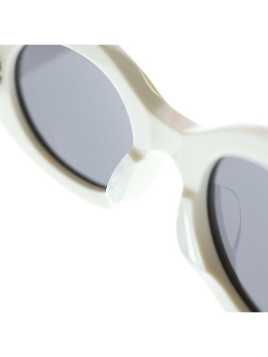 Celine Triomphe 01 Oval Frame Sunglasses Eyewear White main image 6